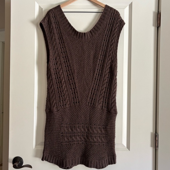 Free People Dresses & Skirts - Free People Brown Knit Dress
